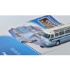 Ikarus 55 autobus 1960 1:72 - Kultovní Autobusy PRL-u časopis s modelem #66  Ikarus-55 1960 autobus - kovový model  autobusu