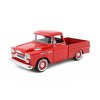 Chevrolet Apache Fleetside PickUp 1958 červená 1:24 - MOTORMAX  Chevy Apache Fleetside Pick Up 1958 - kovový model auta