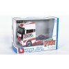 Mercedes-Benz Actros Gigaspace customs 1:43 - Bburago  Mercedes Actros - kovový model