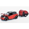 Mini Cooper S All4 Countryman s přívěsem 1:24 - MOTORMAX  Mini Cooper S ALL4 Countryman - kovový model auta