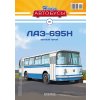 LAZ-695N autobus 1:43 - MODIMIO - Naše autobusy časopis s modelem #1  LAZ 695N - kovový model autobusu
