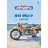 M-63 URAL-2 1:24 - MODIMIO Collections Naše Motocykly časopis s modelem #10  M 63 URAL-2 - model motorky