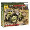 Sovětské dělo 76 mm s obsluhou - 1:72 Zvezda - stavebnice  Sovětské dělo 76 mm s obsluhou - ModelKIT