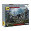 Německý minomet 120 mm s obsluhou 1:72 Zvezda - stavebnice  Německý minomet 120 mm - modelKIT
