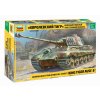 Tank T-VIB KING TIGER AUSF.B - 1:35 - Zvezda - stavebnice  Tank T-VIB KING TIGER AUSF.B - ModelKIT