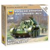 Britský tank Crusader Mk.IV 1:100 Zvezda - stavebnice  Britský tank Crusader Mk.4 - modelKIT