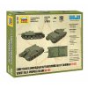 Sovětská samohybná zbraň SU-122 1:100 Zvezda - stavebnice  Tank SU 122 - modelKIT