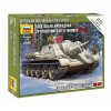 Sovětská samohybná zbraň SU-122 1:100 Zvezda - stavebnice  Tank SU 122 - modelKIT