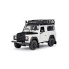 Land Rover Defender se střešním nosičem 1:24 - Welly  Land Rover Defender - model auta