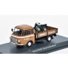 Barkas B1000 1965 + Motorka Simson KS50 Super Sport 1950 1:43 - Schuco  Barkas B-1000 1965 + Simson KS-50 Super Sport 1950 - kovový model auta