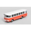 SAN H01B 1:72 - Kultovní autobusy minulé éry časopis s modelem #84  SAN H01B - kovový model