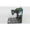 Diorama - Úsek silnice s krávou a stromem pro auta v měřítku 1:43  Úsek silnice - diorama 1/43