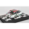 Fiat 131 Abarth Rally De Portugal 1978 1:43 - Rallye automobily časopis s modelem #14  Fiat 131 Abarth No.4 Rally De Portugal 1978 - kovový model auta