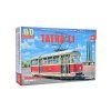 Tatra T1 tramvaj 1:43 - AVD  Tramvaj Tatra T-1 - stavebnice AVD