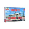 Tatra T1 tramvaj - Model KIT 1:43 - AVD  Tramvaj Tatra T-1 - stavebnice AVD