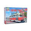 Tatra T2 tramvaj 1:43 - AVD  Tramvaj Tatra T-2 - stavebnice AVD