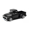 Ford F-100 Pick Up 1956 černá matná 1:24 - MOTORMAX  Ford Pick-Up - kovový model
