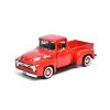 Ford F-100 Pick Up 1956 červená 1:24 - MOTORMAX  Ford Pick-Up - kovový model