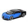 Bugatti Chiron 2016 modrá / černá 1:43 - Bburago  Bugatti Chiron 2016 - kovový model auta