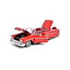 Chevrolet Impala Convertible 1958 červená 1:24 - MOTORMAX  Chevy Impala - kovový model
