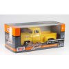 Ford F-100 Pick Up 1955 žlutá 1:24 - MotorMax  Ford F 100 - kovový model