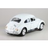 Volkswagen Beetle 1966 bílá 1:24 - MOTORMAX  VW Beetle - kovový model
