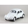 Volkswagen Beetle 1966 bílá 1:24 - MOTORMAX  VW Beetle - kovový model