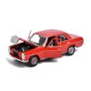 Mercedes-Benz 220 W115 1968 červená 1:24 - Welly  Mercedes 220 - kovový model