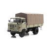 IFA W50L s plachtou šedá 1:43 - SSM  IFA W50L- kovový model