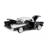 Chevrolet Bel Air Hardtop 1957 černá 1:24 - MOTORMAX  Chevrolet BelAir - kovový model