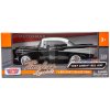 Chevrolet Bel Air Hardtop 1957 černá 1:24 - MOTORMAX  Chevrolet BelAir - kovový model