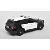 Ford Interceptor Police Utility černá/bílá 1:24 - MOTORMAX  Ford  Interceptor - kovový model
