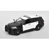 Ford Interceptor Police Utility černá/bílá 1:24 - MOTORMAX  Ford  Interceptor - kovový model