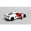 Chevrolet Corvette C8 Stingray 2020 bílá 1:24 - MOTORMAX  Chevrolet Corvette C8 Stingray 2020 - kovový model auta