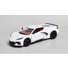 Chevrolet Corvette C8 Stingray 2020 bílá 1:24 - MOTORMAX  Chevrolet Corvette C8 Stingray 2020 - kovový model auta
