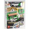 Renault Clio + Stavebnice diorama  Ambulance Pharmacy stanice 1:43 - Bburago  Renault Clio - Stavebnice KIT s modelem