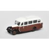 Citroen U23 Autocar 1947 béžová / vínově červená 1:87 - Norev  Citroen U 23 Autocar 1947 - kovový model autobusu