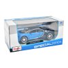 Bugatti Chiron 2016 modrá 1:24 - Maisto  Bugatti Chiron 1/24 - kovový model auta