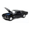 Ford Mustang Boss 429 1969 černá 1:24 - Welly  Ford Mustang - kovový model