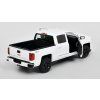 Chevrolet Silverado 2017 bílá 1:24 - Welly  Chevrolet Silverado - kovový model