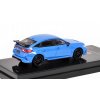Honda Civic Type R FLC 2023 modrá 1:64 - PARAGON Models  Honda Civic R FL5 2023 - kovový model auta 1/64