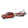 Dacia Duster Sapeurs Pompiers s přívěsem a lodí 2020 1:43 - Mondo Motors  Hasiči Dacia Duster + přívěs na přepravu lodí - model auta