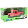Chevrolet Silverado 2017 červená 1:24 - Welly  Chevrolet Silverado - kovový model