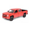 Chevrolet Silverado 2017 červená 1:24 - Welly  Chevrolet Silverado - kovový model