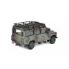 Land Rover Defender 110 Military 1:64 - MiniGT  Land Rover Defender 110 Vojenský - kovový model auta