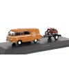 Barkas B1000 + přívěs s motocykly 1:43 - Schuco  Barkas B-1000 + přívěs s motocykly - kovový model auta