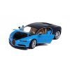 Bugatti Chiron 2016 modrá 1:24 - Welly  Bugatti Chiron - kovový model