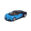 Bugatti Chiron 2016 modrá 1:24 - Welly  Bugatti Chiron - kovový model