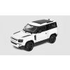 Land Rover Defender bílá 1:24 - Welly  Land Rover Defender - kovoý model auta