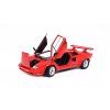 Lamborghini Countach LP 5000 S červená 1:24 - Welly  Lamborghini Countach - kovoý model